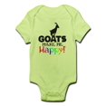 thumbnail image 1 of CafePress - GOATS Make Me Happy Body Suit - Baby Light Bodysuit, 1 of 1