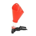 thumbnail image 2 of Embudo de aceite de motor para automóviles, camiones, automotrices, accesorio fácil de usar, sin desorden Rojo, 2 of 9