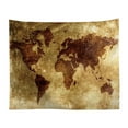 thumbnail image 2 of FloHua Rugs for Living Room Vintage World Map Wall Tapestries Hanging Hippie Tapestry Bedspread Yoga Mat New, 2 of 4