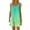 Green, variant on asddcavvf Dresses for Women Women's Summer Fashion Gradient Printed Pleated Sleeveless Shoulder Stra