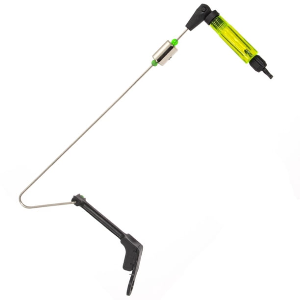 Toystoory Alarma europea portátil útil cadena Baiting Swingers pequeño Bite Wobbler indicador de señal pesca accesorios herramientas Pescar Verde