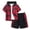 Z01-Red, variant on Boy Sets Size 8 Short Sleeve Stripe Prints Coat Tops And Shorts Clothing Outfits,4-5 Years,Black