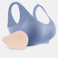 thumbnail image 4 of Inserts, Mastectomy Prosthesis Lightweight  For Outdoors Right L For 80, 4 of 8
