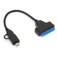 thumbnail image 2 of Adaptador USB3.0 SATA, Cable De Disco Duro De Alta Velocidad De 5 Gbps De Baja Pérdida Rendimiento Estable Para Computadoras Portátiles Para Computadoras De Escritorio Para, 2 of 8