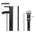 thumbnail image 2 of PULUOMIS 24" Vanity Bathroom Cabinet with Mirror and Vessel Sink Bowl Faucet Combo Set, 2 of 6
