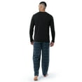 thumbnail image 4 of Fruit of the Loom Men's Jersey Knit Top and Flannel Pajama Pants Set, 2-Piece, Sizes S-5XL, 4 of 5