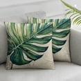 thumbnail image 3 of nygtbtfer Home Decorative Throw Pillow Covers Set of 2 Cushion Case Plant Leaf Pillowcase White, 3 of 7