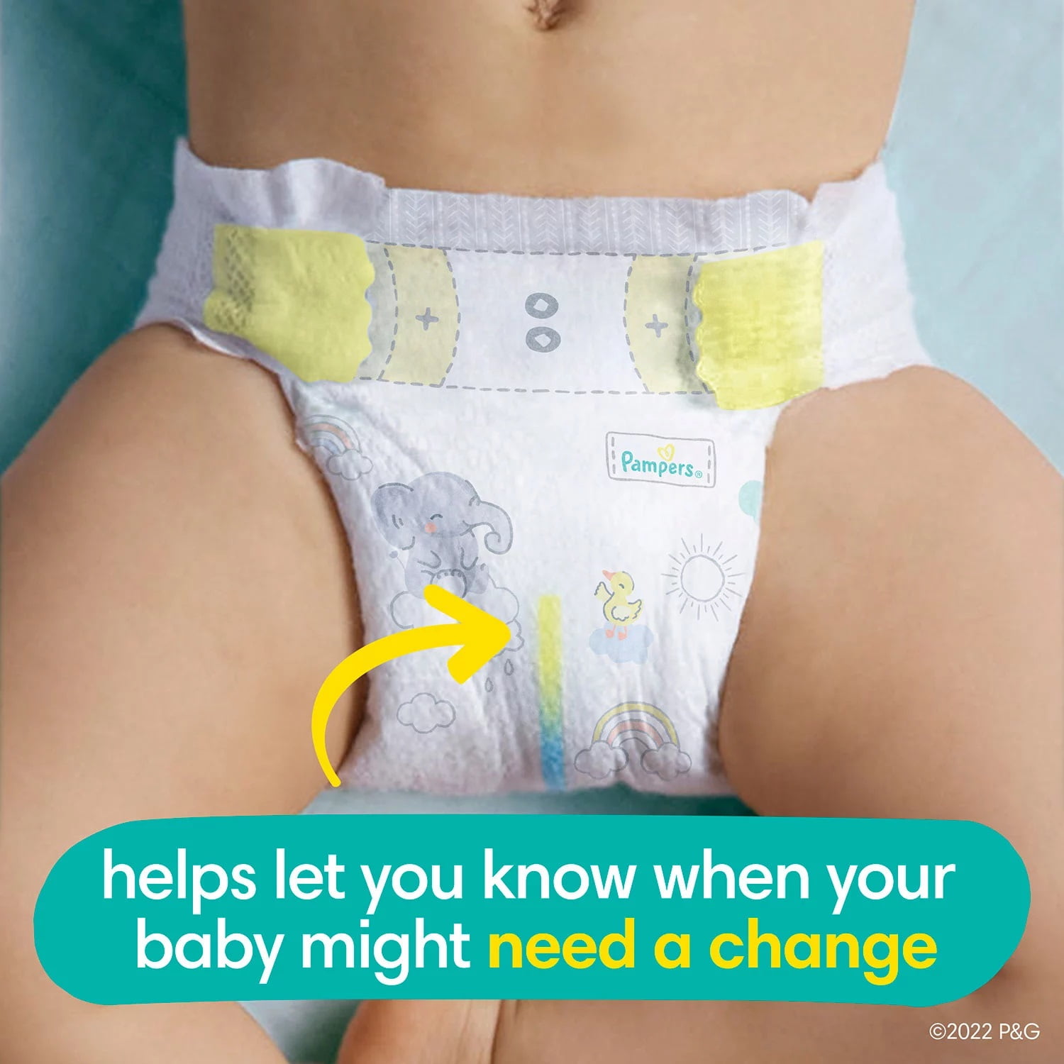 Pampers Swaddlers Diapers, Size 1, 210 Count