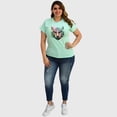 thumbnail image 4 of Playera talla extra, modelo 9001-38 (Menta) TIGRE agua 42 Roman Fashion Playera extra 9001-38, 4 of 5