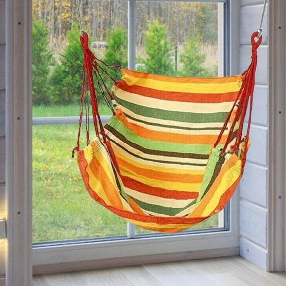 Colaxi Hammock Chair Backyard Bedroom Outside Trees Easy Storage Hanging Rope A