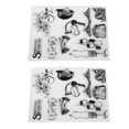 thumbnail image 4 of Lindos Sellos, Patrón De Suministros Para Damas, 2 Piezas, Material TPR, Sellos Transparentes Para Sobres, álbumes De Fotos, Invitaciones OTVIAP Embossing Stamp, 4 of 8
