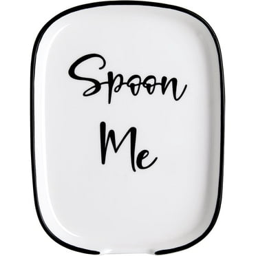 Ceramic Spoon Rest for Stove Top, DAYYET Large Spoon Holder, Spoon Rest for Kitchen Counter, Heat-Resistant Cooking Utensil Rest, Pink Kitchen Decor and Accessories