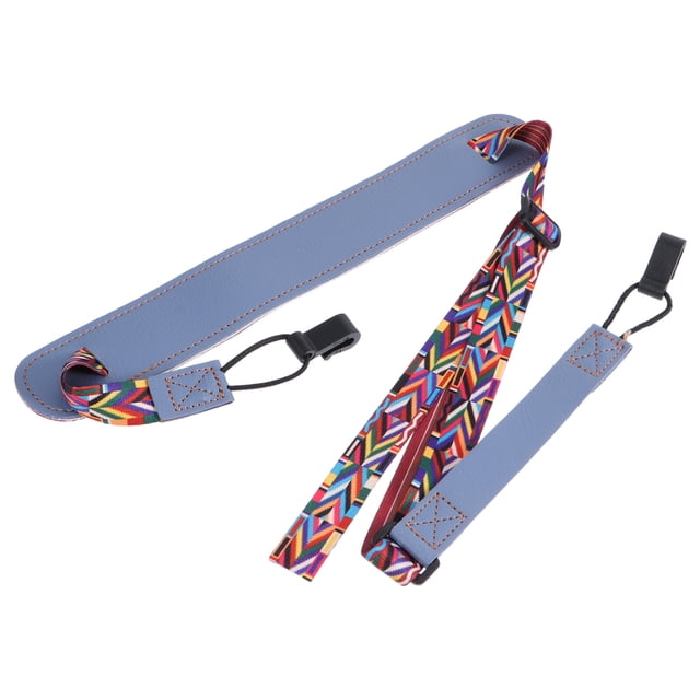 Sangle de Ukulélé Sans Perçage, Ajustable, Double Crochet en J, Sangle d'Épaule de Ukulélé