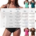 thumbnail image 4 of TaTaai Women's Casual V Neck Halter One Piece Bathing Suit Solid Color Mesh Patchwork Tummy Control Back Adjustable Tie Soft Stretchy Swimwear for Beach Activities Gift, 4 of 9