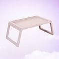 thumbnail image 3 of Mesa de cama plegable, mesa de desayuno, mesa de escritorio, soporte para computadora portátil para el hogar y el dormitorio (rosa), 3 of 7