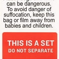 thumbnail image 2 of 28 Rolls (14,000 Labels) 2 in 1 - Do Not Separate This is a Set and Suffocation Warning Stickers Combo FBA Approved, 2 of 4