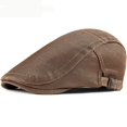 thumbnail image 2 of SikaFu Berets Mesh Cap Breathable Summer Sun Hat Men Women Solid Cabbie Driver Newsboy Flat Cap Beret Hats Adjustable Beret Cap, 2 of 6