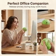 thumbnail image 6 of CQHVKQ 4" Dumpling Squishy Mystery Box, Rainbow Mystery Dumpling Squishy with Blowing Bubbles, Dumpling Stress Squeeze Ball with Steamer Box, Stress Relief Squishy Dumpling Toys for Kids, Green, 6 of 9