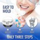 thumbnail image 2 of 8pcs Mouth Guard For Grinding Teeth, Anti Grinding Bite Guard Moldable Dental Night Guards For Clenching Teeth At Night, 2 Size, 2 of 2