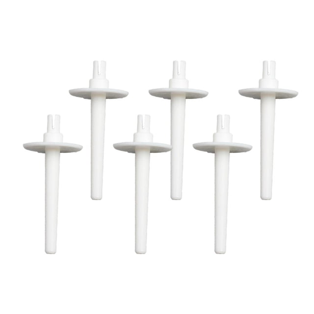 6 Pines de Carrete Sunnimix para máquina de coser sólida Bobina de repuesto 2,4x5,6 cm