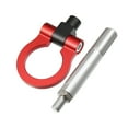 thumbnail image 6 of Unique Bargains Aluminum Alloy Round Front Rear Bumper Trailer Ring Eye Towing Tow Hook Screw for Hyundai Veloster 2012-2017 Red, 6 of 6