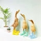 thumbnail image 3 of Resin Duck Statue Garden Sculpture Cute Cartoon Ducks Wearing Spotted Wellies Boot Good Luck Figurine Blue-S, 3 of 5