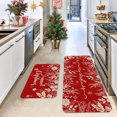 thumbnail image 6 of PALIFEUR Christmas Kitchen Rugs Set of 2, Christmas Snowflake Rugs, Non-Slip Washable Kitchen Mats, Kitchen Rug for Christmas Kitchen Decor Festival Holiday Party Decorations, 6 of 6
