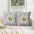 thumbnail image 3 of Yellow Daisy Pillow Covers 20x20 Set of 2, Yellow and Gray Outdoor Throw Pillow Covers Spring Summer Floral Pillowcase Accent Home Decorations Cushion Case for Living Room Bedroom, 3 of 5