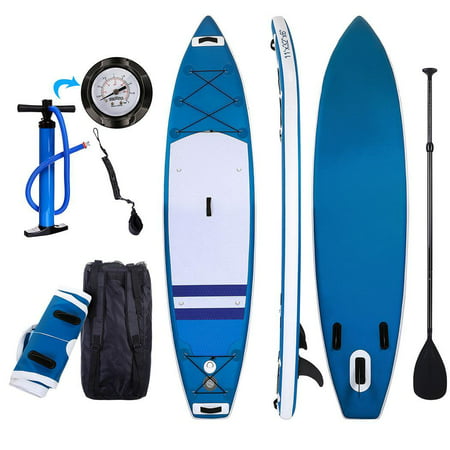 ANCHEER 330lbs 10'Blue Stand Up Inflatable Paddle Board All-purpose Adjustable Paddle Inflatable Double-layer Surf
