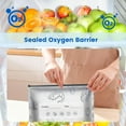 thumbnail image 4 of 30 PCS Quart Bags, Reusable Aluminum Foil Sealable Storage Bags, Stand Up Foil Sealable Bags With Label And Zip Lock For Kitchen Storage, 4 of 7