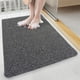 thumbnail image 1 of pstuiky Alfombra de baño gruesa suave absorbente con respaldo de goma de microfibra seca lavable a máquina para ducha baño accesorios de decoración, 1 of 7