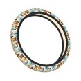 thumbnail image 2 of Haiem Butterflies Print Steering Wheel Cover 15 Inches for Women Men, Neoprene Anti-Slip Steering Wheel Grip Wrap Car Accessories Protective Case Cover for Vehicle Truck SUV, 2 of 8
