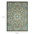 thumbnail image 4 of Mainstays Bright Persian Medallion Gray Blue Indoor Area Rug, 5'x7', 4 of 7