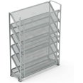 thumbnail image 5 of 6 Tier Wall Mount Document Letter Tray Organizer, Black, 5 of 5