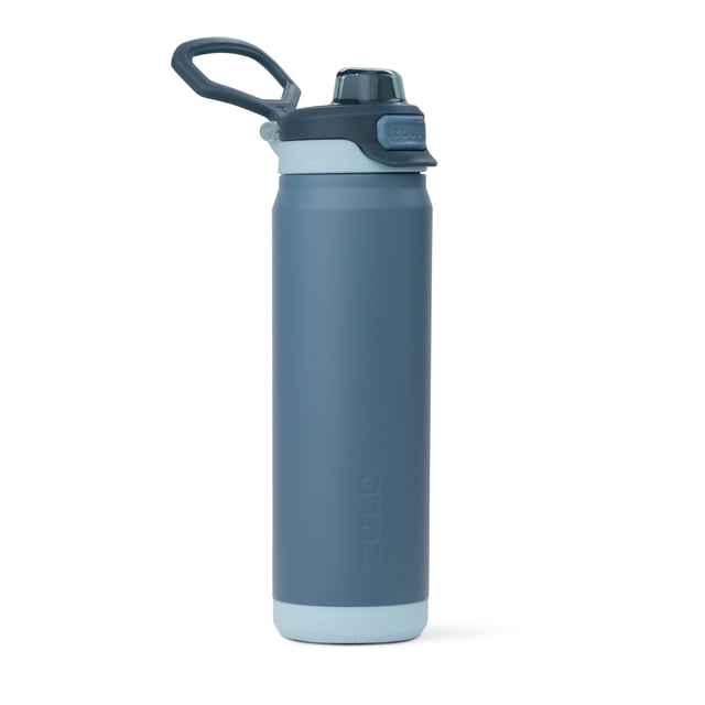 ZULU Powerfill Pro - Botella de agua de acero inoxidable de 24 onzas con tapa de llenado rápido, metal aislado al aspiradora de triple pared, tapa de bloqueo a prueba de fugas, beber y chug