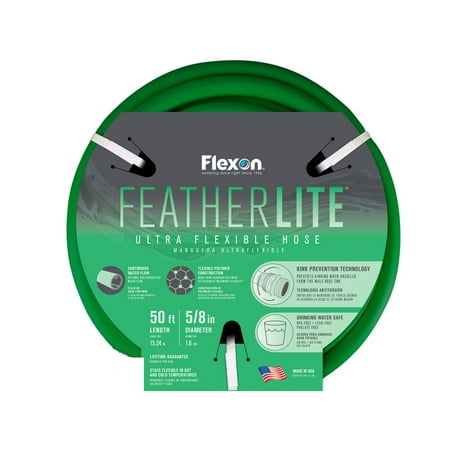 Flexon FeatherLITE Hose with Swivel Male Coupling M56B 5/8 in. x 50 ft.