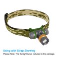 thumbnail image 5 of Unique Bargains Lampe de Poche Serre-Tête, 2 Pcs Nylon Réglable Haute Élastique Mains Libres Phare Sangle, Vert, 5 of 5
