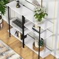 thumbnail image 4 of Tribesigns Console Table, Narrow Entryway Table for Living Room, Modern Faux Marble Sofa Table with 3-Tier Storage Shelves, Entrance Accent Table for Hallway, Foyer, 4 of 7