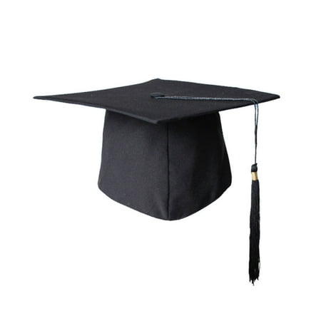 

Graduation Caps with Tassels Graduation Ceremony Party Supplies Graduation Hat Photo Props for Students (Black Tassels)