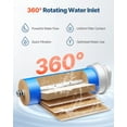 thumbnail image 4 of VEVOR Reverse Osmosis System, 600 GPD 10-stage Reverse Osmosis Water Filter Replacement, RO Filter Cartridge for 24 Months, Reduces Lead & Chlorine, Compatible with SS-003 Under Sink Water Filter, 4 of 9