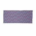 thumbnail image 2 of Abstract Neck Gaiter, Colorful Doodle Foliage, Unisex, Violet and Multicolor, by Ambesonne, 2 of 3