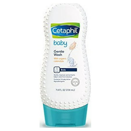 5 Pack Cetaphil Baby Ultra Moisturizing Wash with Organic Calendula 7.8 Oz Each