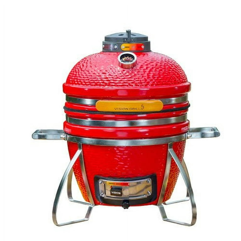 Quick review on the Vision Grills Cadet Kamado - The BBQ BRETHREN