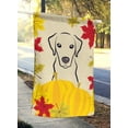 thumbnail image 2 of Carolines Treasures BB2028CHF Yellow Labrador Thanksgiving Canvas House Flag, 2 of 4