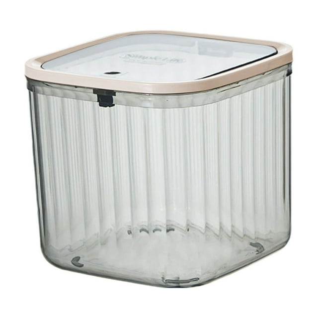 Small Trash Can,Extravagant Mini Desktop Trash Can, Household Living Room Desk Basket with Press Lid for Sundry Storage
