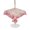 Pink, Gray, Green, variant on Outdoor Tablecloth with Umbrella Hole for Patio/Picnic/Party/Camping, Farmhouse Pig Waterproof Table Cloth Square Cover Washable, Country Pink Rose Flowers Mottled Grey (54"x 54")