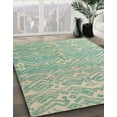 thumbnail image 2 of Ahgly Company Indoor Rectangle Abstract Green Abstract Area Rugs, 2' x 3', 2 of 6