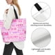 thumbnail image 3 of Balery Best Mom ever Bolsa Tote Estilo Estético con Cremalleras, Bolsa de Hombro, Bolsa de Compras Grande y Plegable, 3 of 8