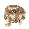 thumbnail image 1 of 4pcs Bohemia Capa Pulsera Cordón de cuentas Set Pulsera elástica, 1 of 7