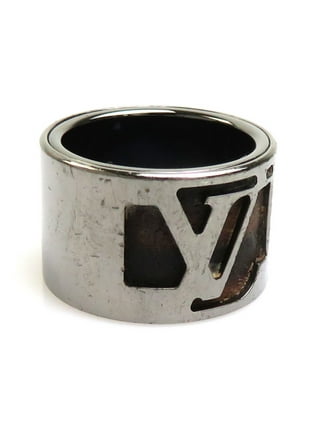 Authenticated Used Louis Vuitton monogram ring M62485 silver metal men's  LOUIS VUITTON 